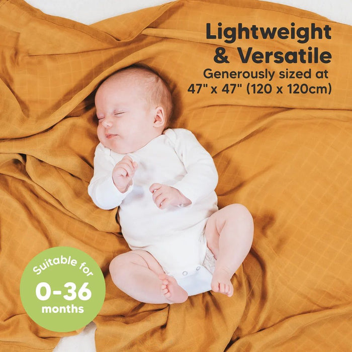 Бебешки муселинови пелени KeaBabies - 120 х 120 cm, 4 броя