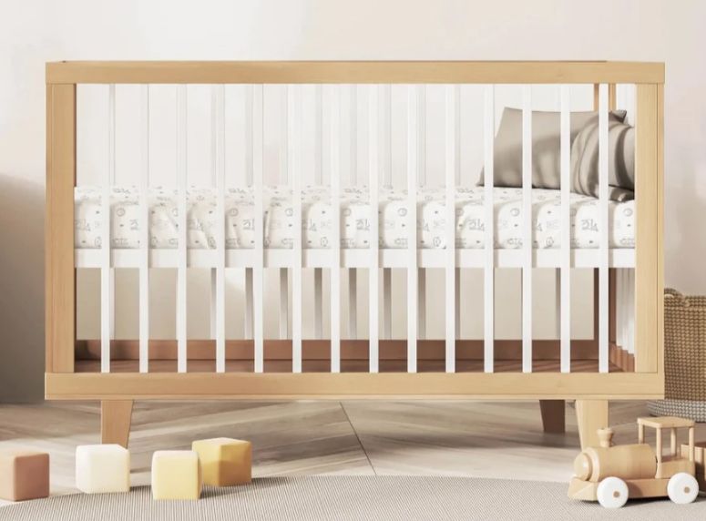 Бебешки чаршафи KeaBabies - 2 броя, органичен памук, 60 х 120 cm, сив/бял