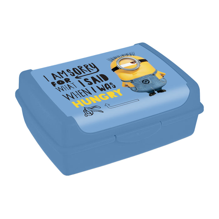 КУТИЯ ЗА ХРАНА 1 L СИНЯ MINIONS KLARA KEEEPER