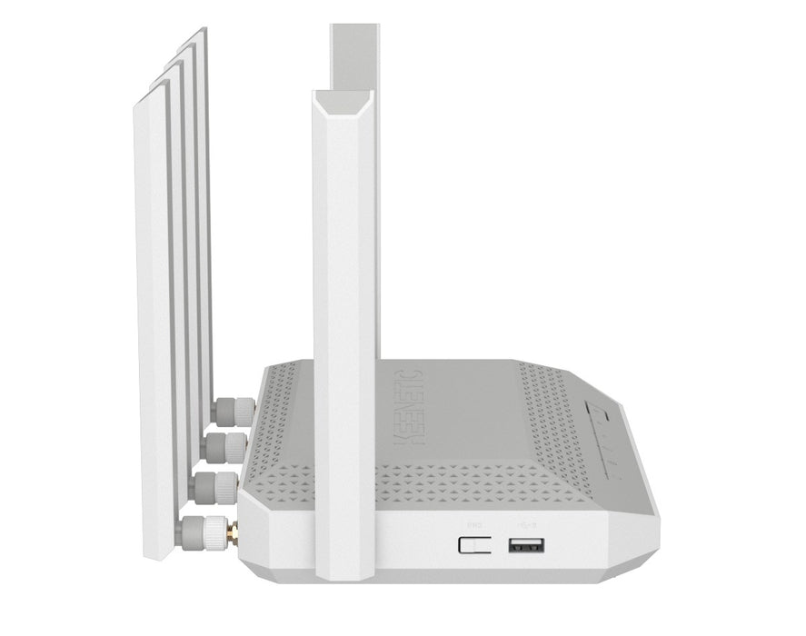 Keenetic Hero 5G (KN-4110) безжичен рутер 2.5 Gigabit Ethernet Двубандов (2.4 GHz / 5 GHz) Сив, Бял