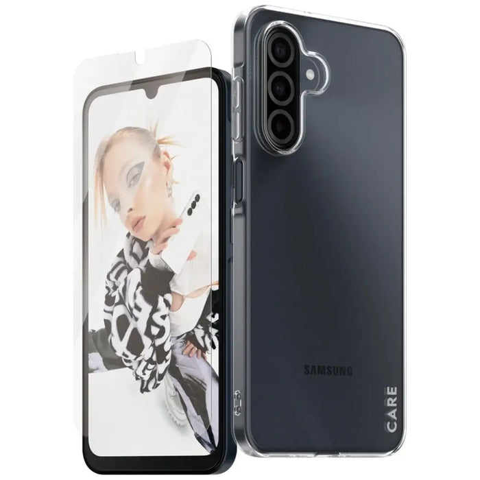 Кейс CARE by PanzerGlass Fashion 2in1 + стъкло за Samsung