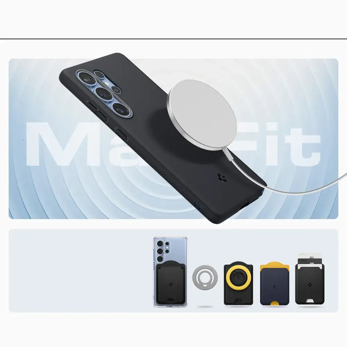 Кейс Caseology Nano Pop за Samsung Galaxy S25 Ultra - черен