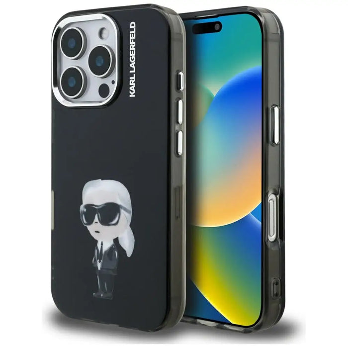 Кейс Karl Lagerfeld IML Aquarelle Karl & Logo MagSafe