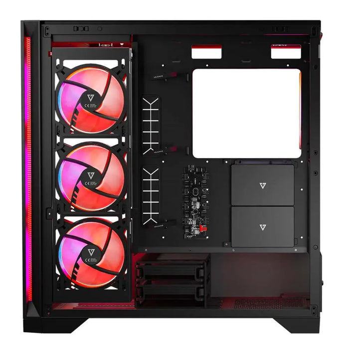 Кейс MODECOM VOLCANO EXPANSE S APEX ARGB MIDI черен