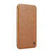 Кейс Nillkin Qin Prop Leather iPhone 16 бежов
