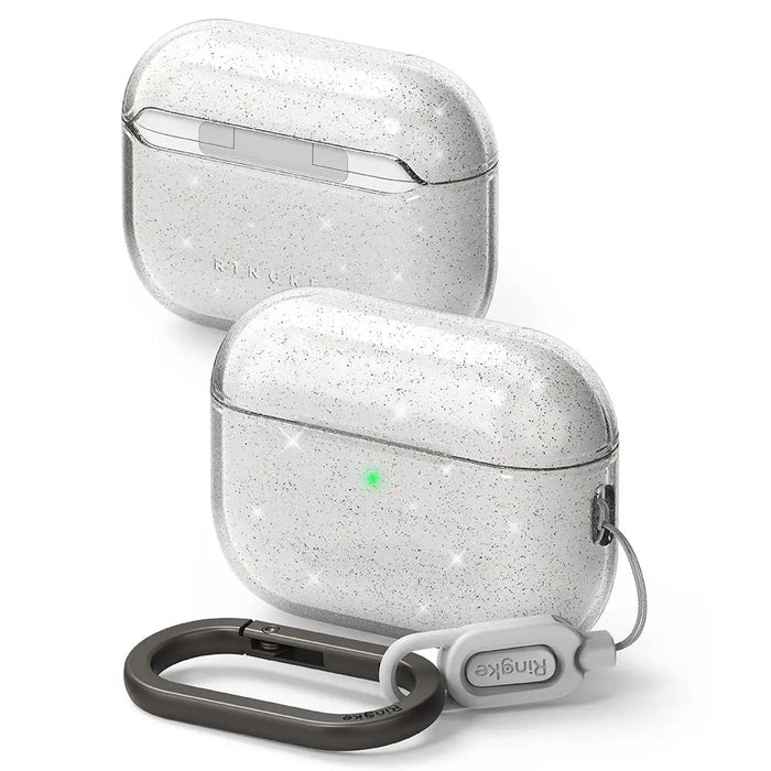 Кейс Ringke Air за AirPods Pro 3 - прозрачен брокат