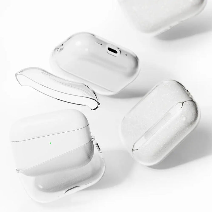 Кейс Ringke Air за AirPods Pro 3 - прозрачен брокат