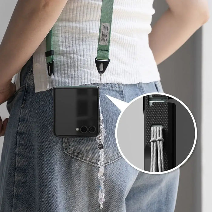 Кейс Ringke Onyx за Samsung Galaxy Z Flip 7 - черен