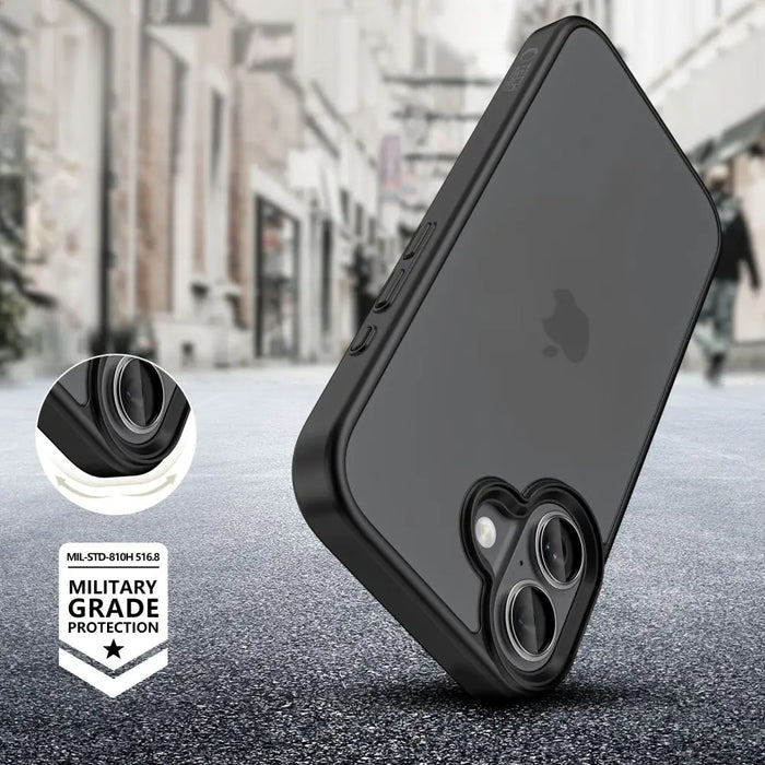 Кейс Tech-Protect MagMat за iPhone 17 - матово черен
