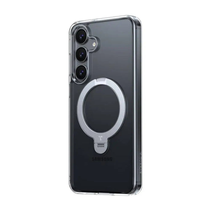 Кейс Torras Ostand Spin Series за Samsung S25+ прозрачен