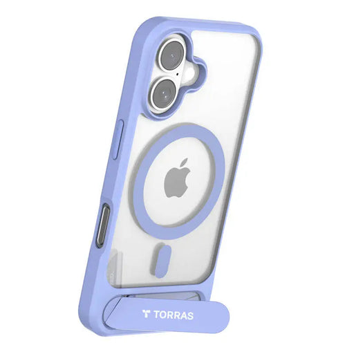 Кейс Torras Pstand Series за iPhone 16 син