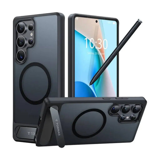 Кейс Torras Pstand Series за Samsung S25 Ultra черен