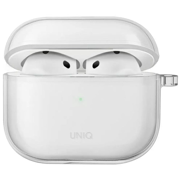 Кейс Uniq Glase за AirPods 4 - прозрачен