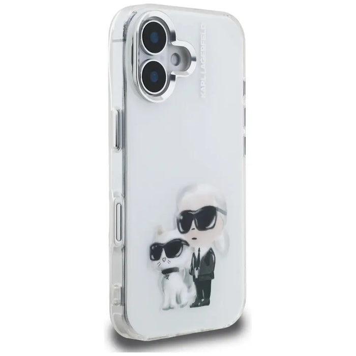 Кейс за iPhone 16 Karl Lagerfeld IML Aquarelle с лого