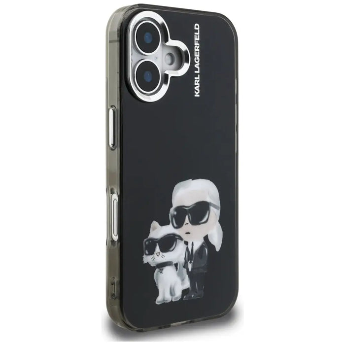 Кейс за iPhone 16 с акварелни мотиви Karl Lagerfeld IML