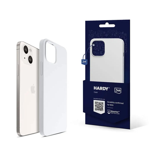 Кейс 3mk Hardy Silicone MagCase за Apple iPhone 14 бял