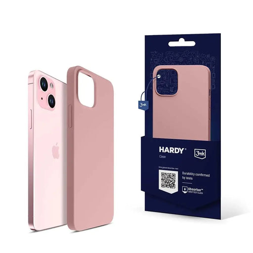 Кейс 3mk Hardy Silicone MagCase за iPhone 15 розов