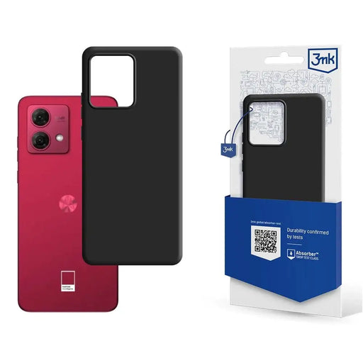 Кейс 3mk Matt Case за Motorola Moto G84 5G черен