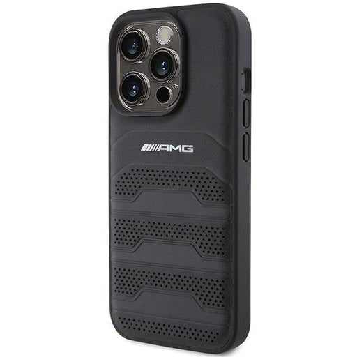Кейс AMG AMHCP15LGSEBK за iPhone 15 Pro 6.1 черен / черен