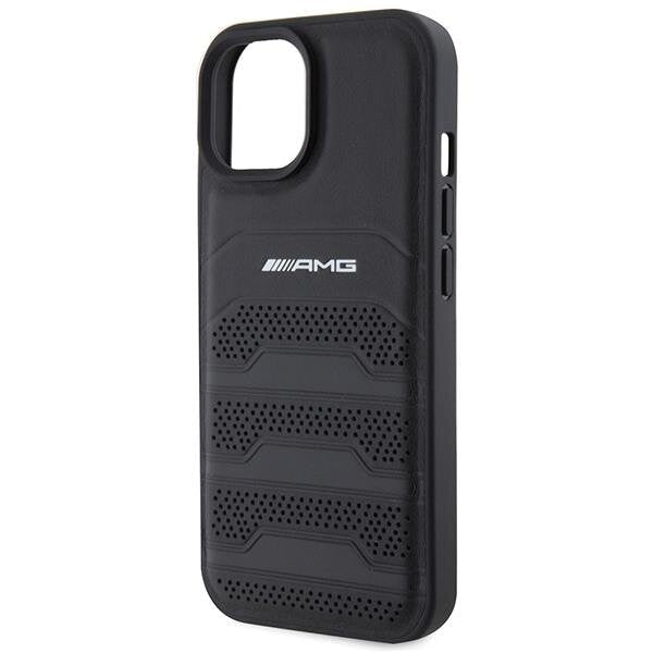 Кейс AMG AMHCP15SGSEBK за iPhone 15 6.1 черен / черен твърд