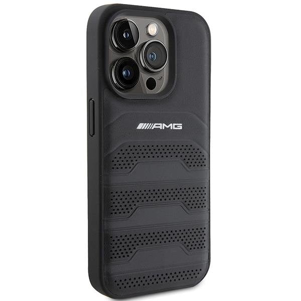 Кейс AMG AMHCP15XGSEBK за iPhone 15 Pro Max 6.7 черен /