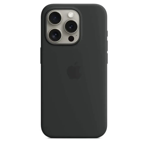 Кейс Apple Silicone MT1A3ZM/A за iPhone 15 Pro MagSafe черен