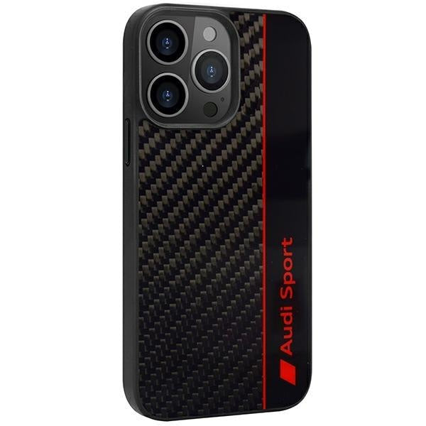 Кейс Audi Carbon Fiber Stripe за iPhone 13 Pro / 13 6.1