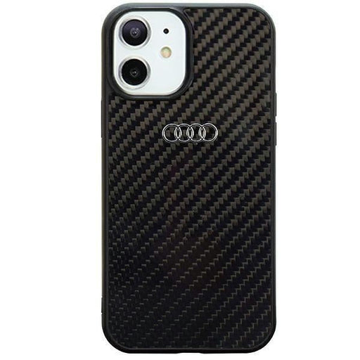Кейс Audi Carbon Fiber за iPhone 11 / Xr 6.1 черен / черен