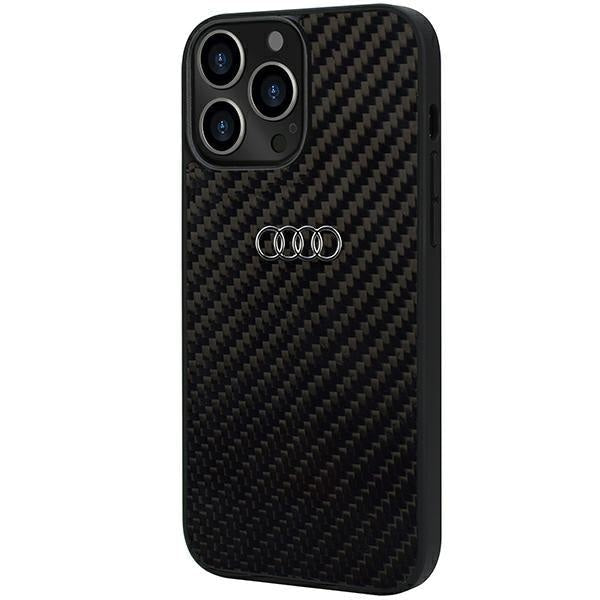 Кейс Audi Carbon Fiber за iPhone 13 Pro Max 6.7 черен /