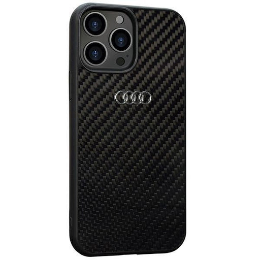 Кейс Audi Carbon Fiber за iPhone 13 Pro Max 6.7 черен /