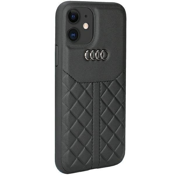 Кейс Audi Genuine Leather за iPhone 11 / Xr 6.1 черен /