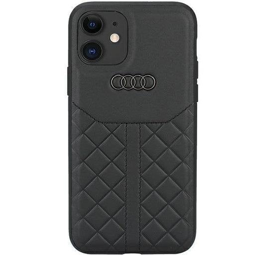Кейс Audi Genuine Leather за iPhone 12/12 Pro 6.1 черен /