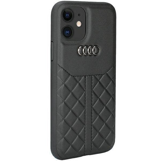 Кейс Audi Genuine Leather за iPhone 12/12 Pro 6.1 черен /