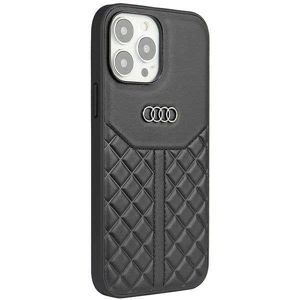 Кейс Audi Genuine Leather за iPhone 13 Pro / 13 6.1 черен /