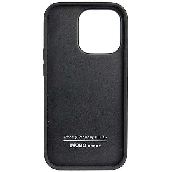 Кейс Audi Genuine Leather за iPhone 14 Pro 6.1 черен / черен