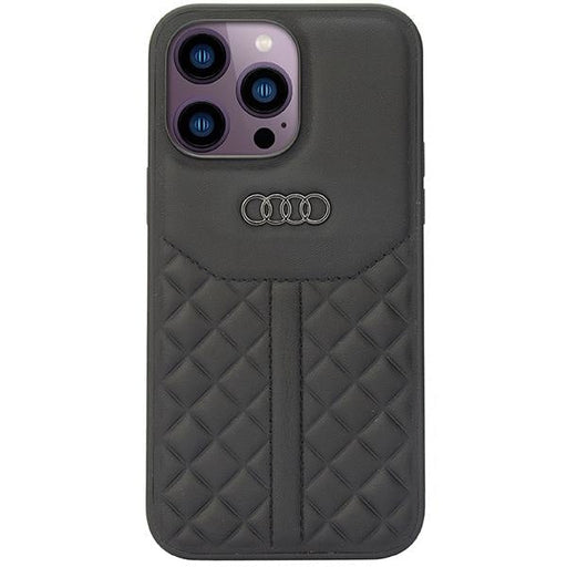 Кейс Audi Genuine Leather за iPhone 14 Pro Max 6.7 черен