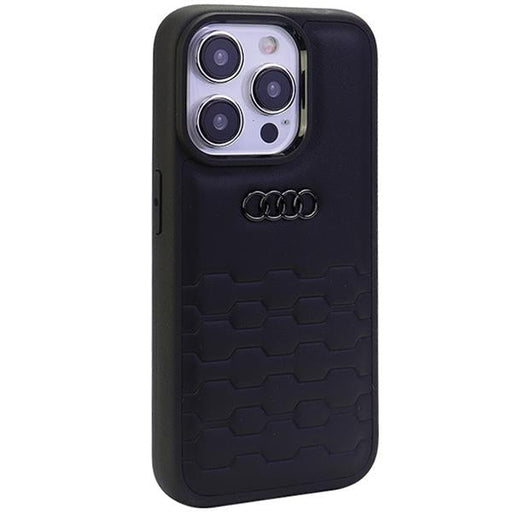 Кейс Audi GT Synthetic Leather за iPhone 15 Pro 6.1 черен /