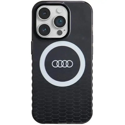 Кейс Audi IML Big Logo MagSafe за iPhone 14 Pro черен