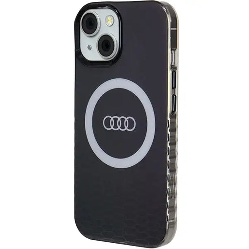 Кейс Audi IML Big Logo MagSafe за iPhone 15 / 14 13 черен