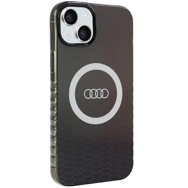 Кейс Audi IML Big Logo MagSafe за iPhone 15 Plus / 14 черен