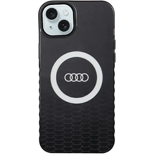 Кейс Audi IML Big Logo MagSafe за iPhone 15 Plus / 14 черен