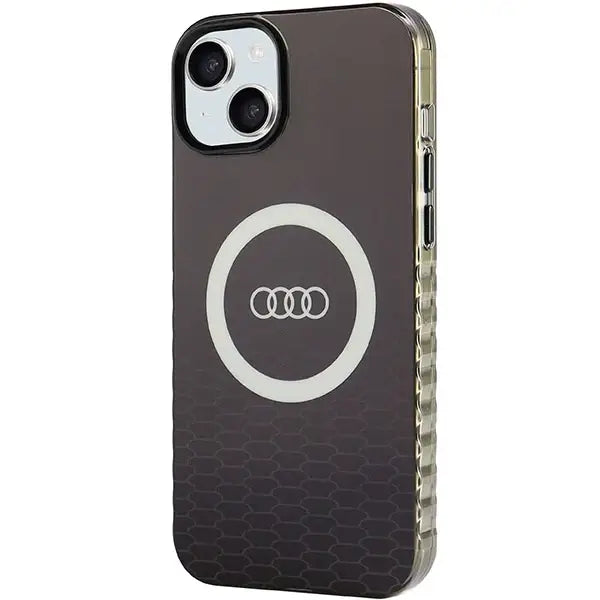 Кейс Audi IML Big Logo MagSafe за iPhone 15 Plus / 14 черен