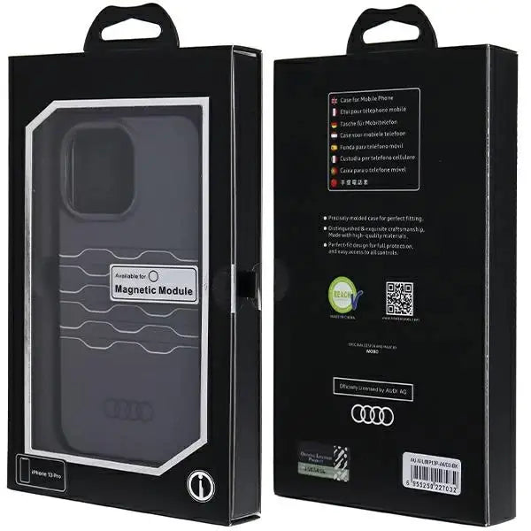 Кейс Audi IML MagSafe за iPhone 13 Pro / черен