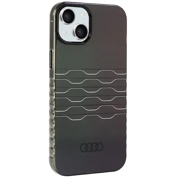 Кейс Audi IML MagSafe за iPhone 15 Plus / 14 черен