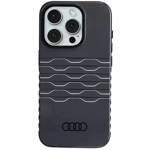 Кейс Audi IML MagSafe за iPhone 15 Pro черен