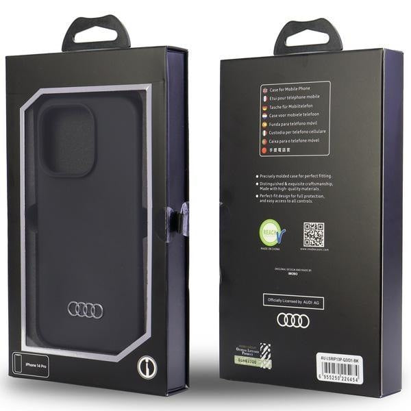 Кейс Audi Silicone Case за iPhone 13 Pro / 13 6.1 черен /