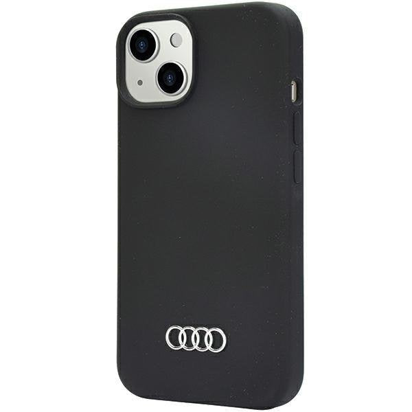 Кейс Audi Silicone Case за iPhone 14 6.1 черен / черен твърд