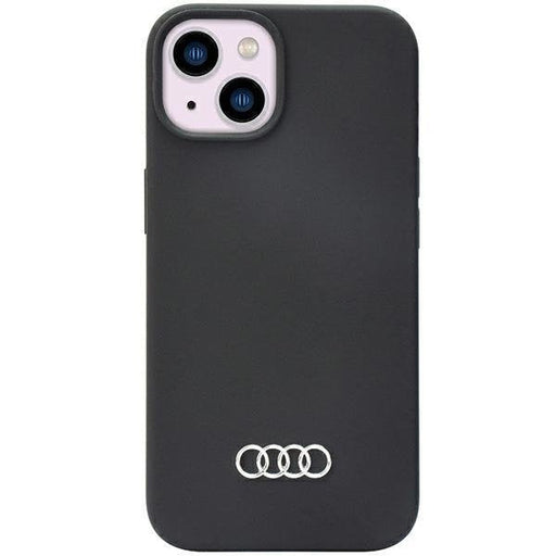 Кейс Audi Silicone Case за iPhone 14 6.1 черен / черен твърд