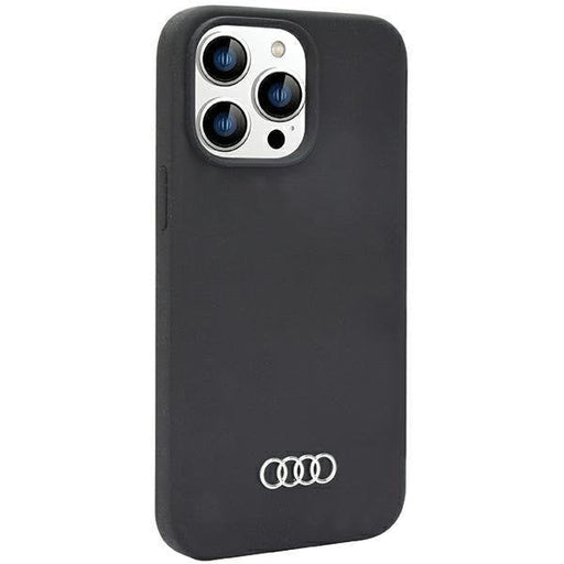 Кейс Audi Silicone Case за iPhone 14 Pro 6.1 черен / черен