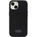 Кейс Audi Silicone Case за iPhone 15 6.1 черен / черен твърд